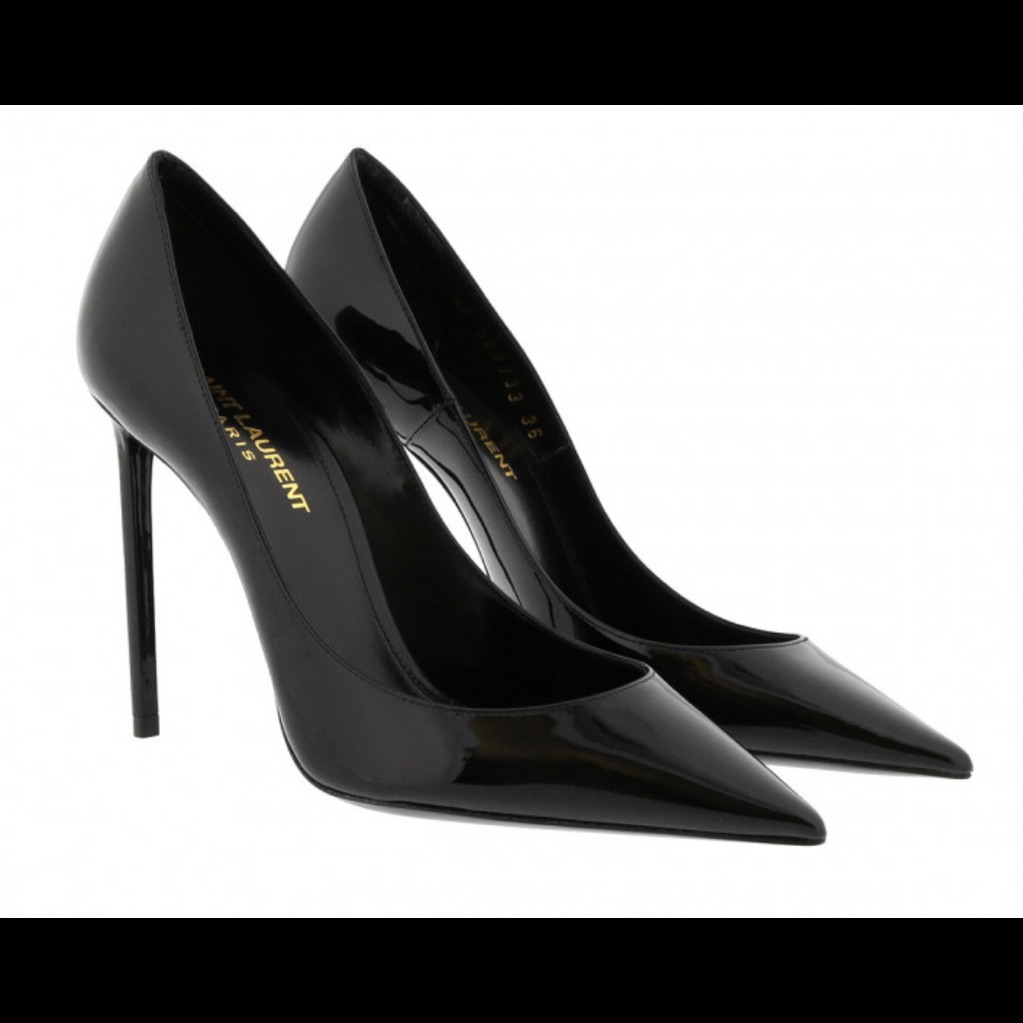 Yves Saint Laurent Black Zoe 105 Pumps
